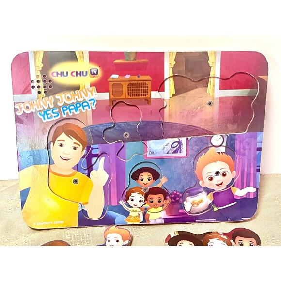 Johnny Johnny Chunky Wood Sound Puzzle - Picture 4 of 4